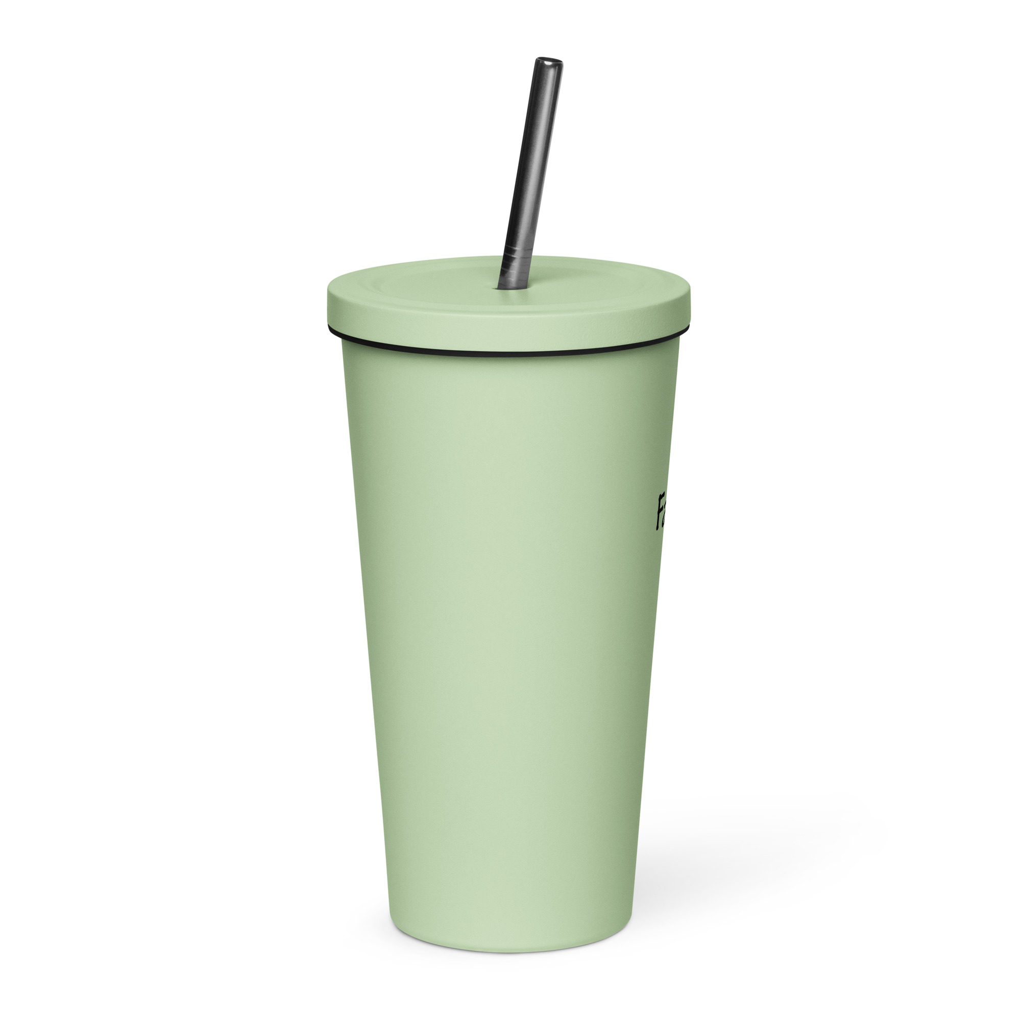 Insulated tumbler with a straw - Image 12