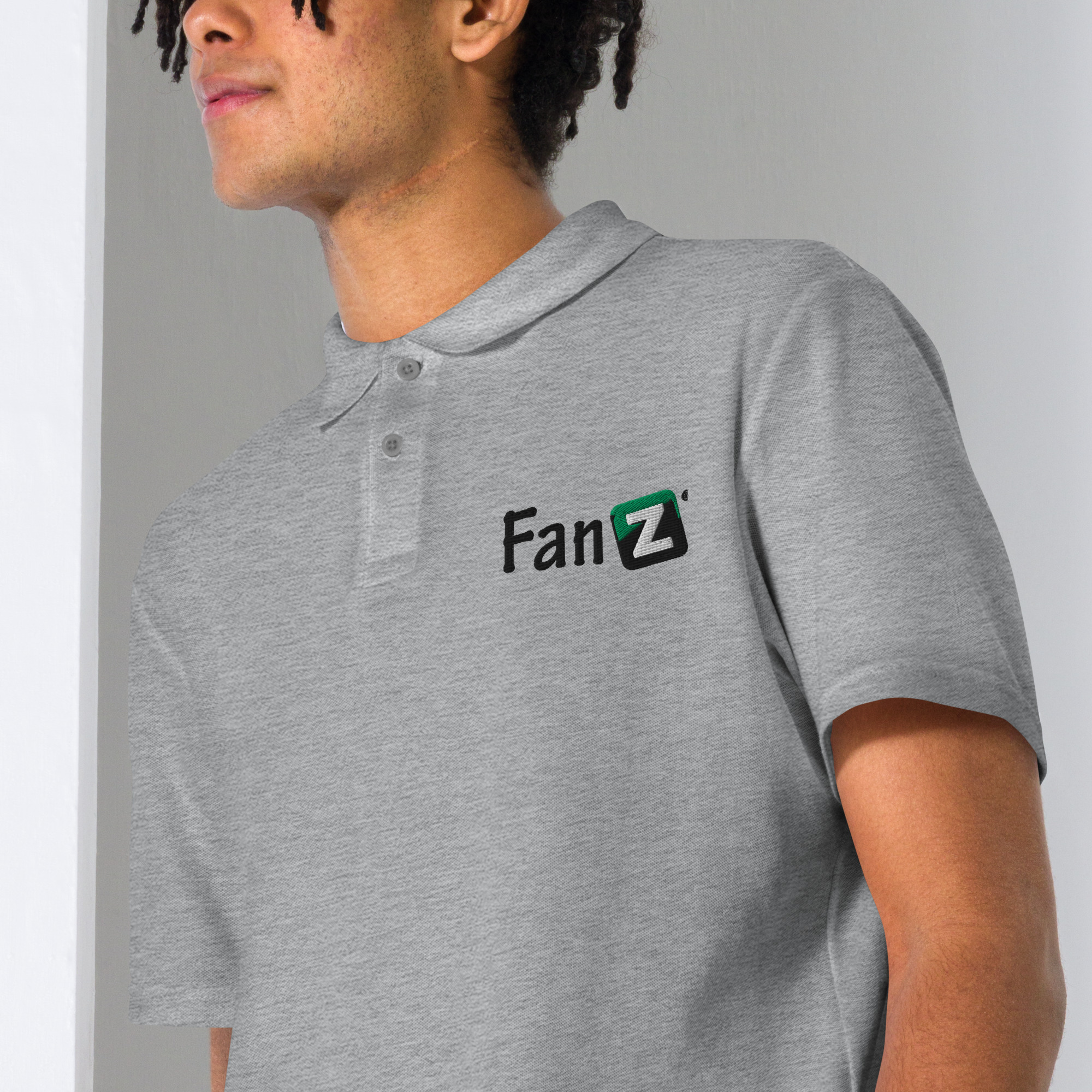 Unisex pique polo shirt - Image 9
