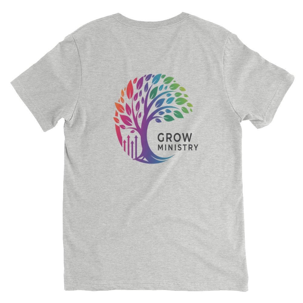 Unisex Short Sleeve V-Neck T-Shirt - Image 8