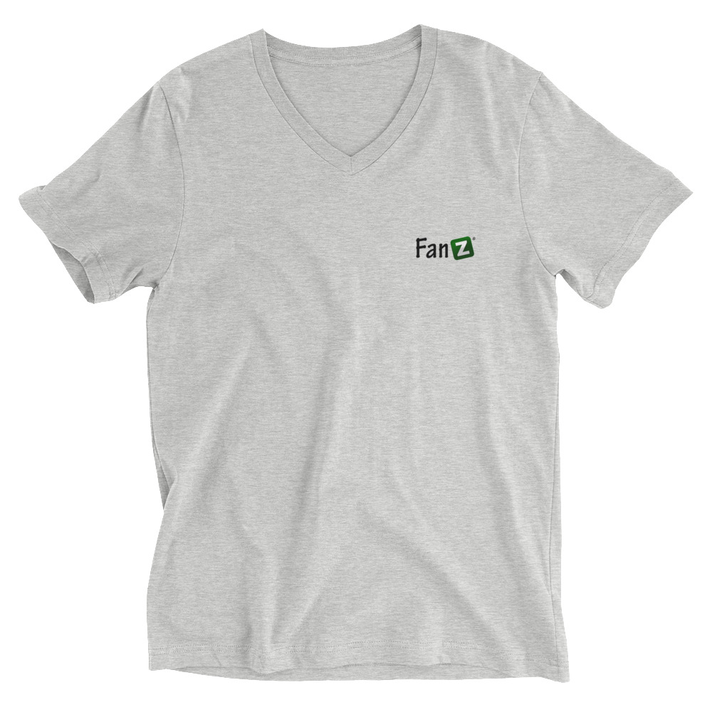 Unisex Short Sleeve V-Neck T-Shirt - Image 7
