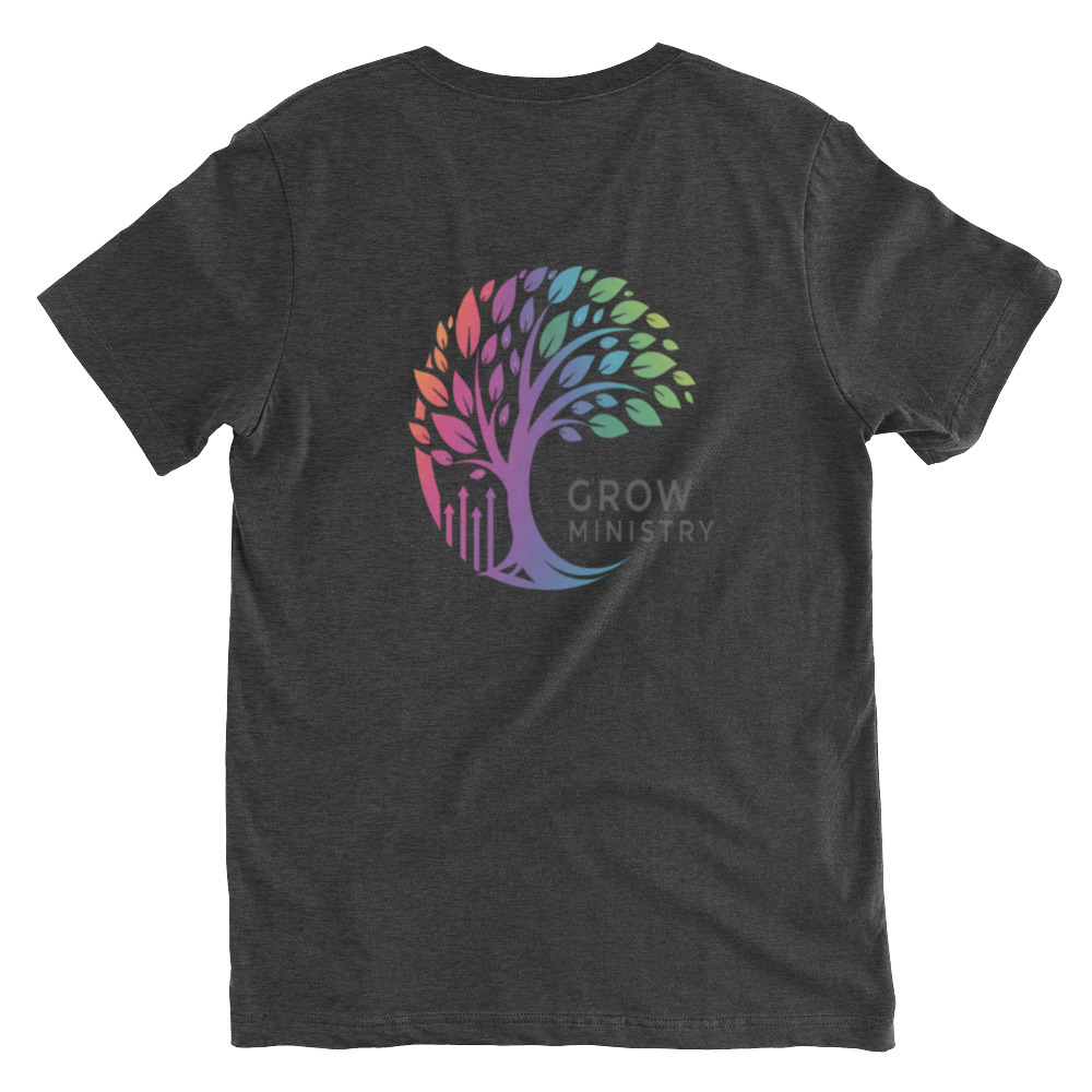 Unisex Short Sleeve V-Neck T-Shirt - Image 6