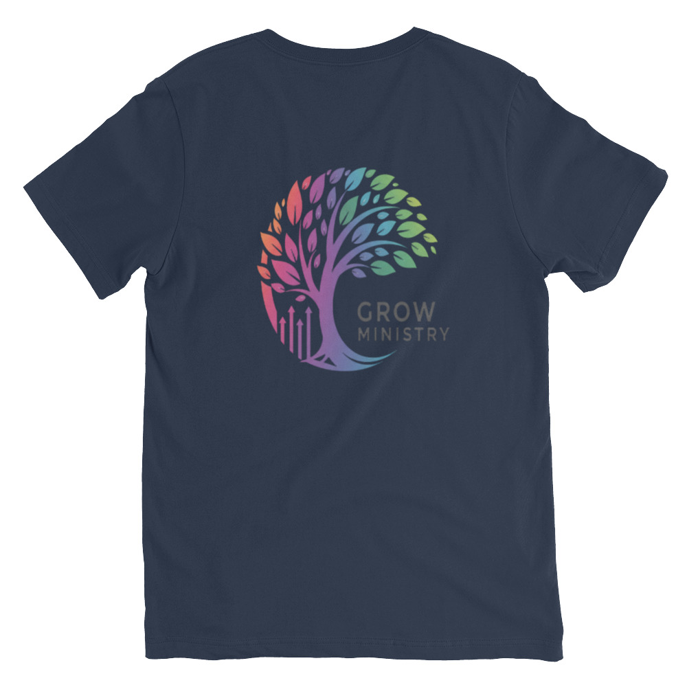 Unisex Short Sleeve V-Neck T-Shirt - Image 4