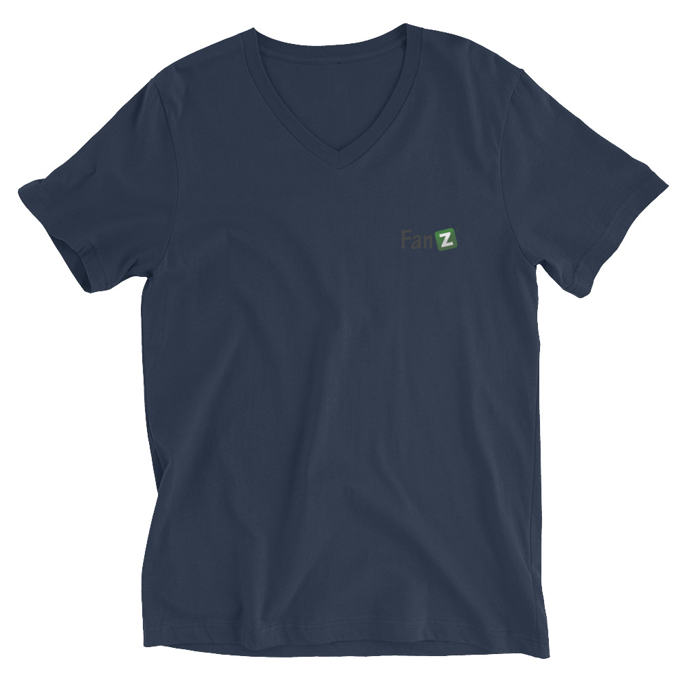 Unisex Short Sleeve V-Neck T-Shirt - Image 3