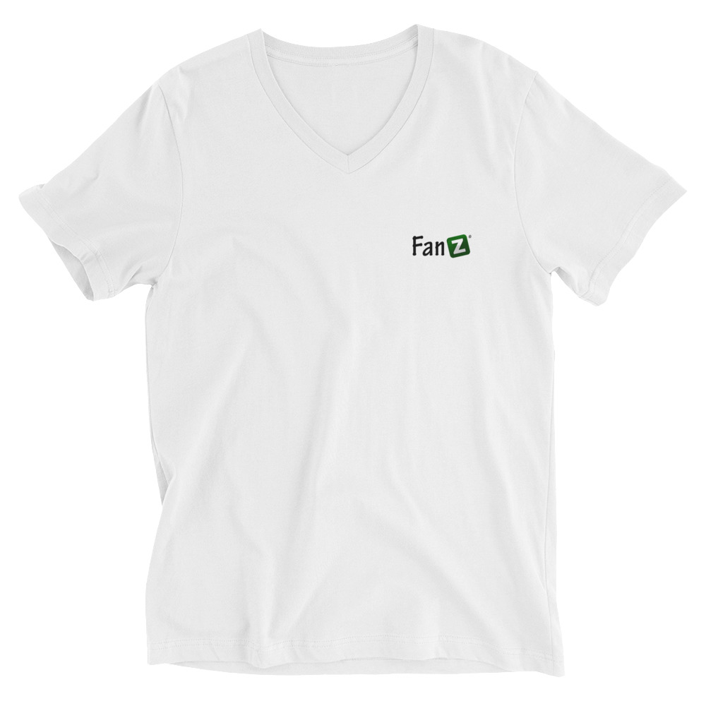 Unisex Short Sleeve V-Neck T-Shirt - Image 9